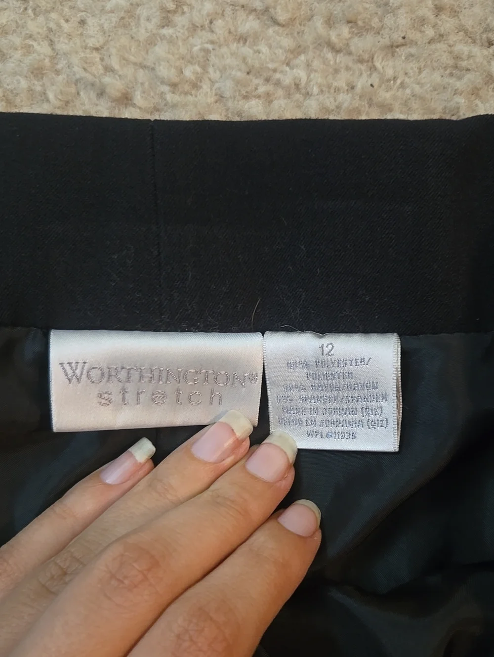 Worthington Black Skirt